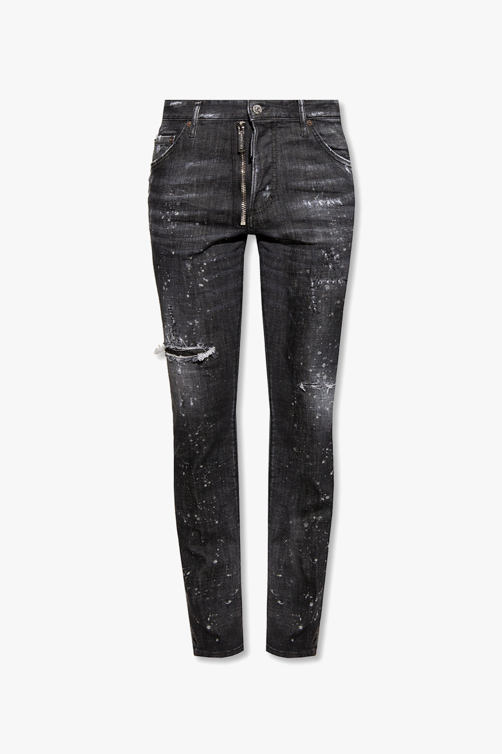 SchaferandweinerShops Japan - Black 'Cool Guy' jeans Dsquared2 - jeans med  slitageeffekt og brede ben